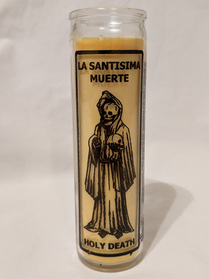 Santa Muerte: Yellow Candle