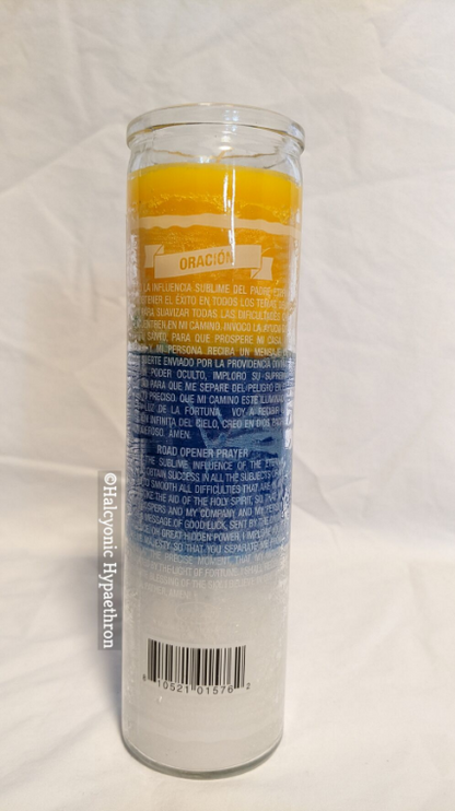 Candle: Abre Caminos (Yellow, Blue, White)