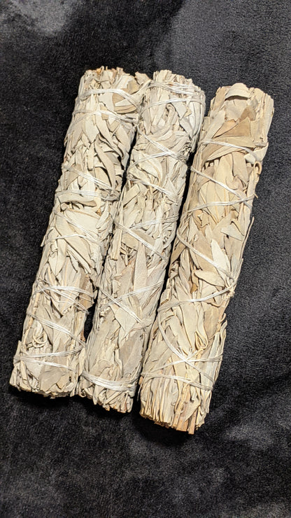 Herb: White Sage Smudge Stick (9 inches)