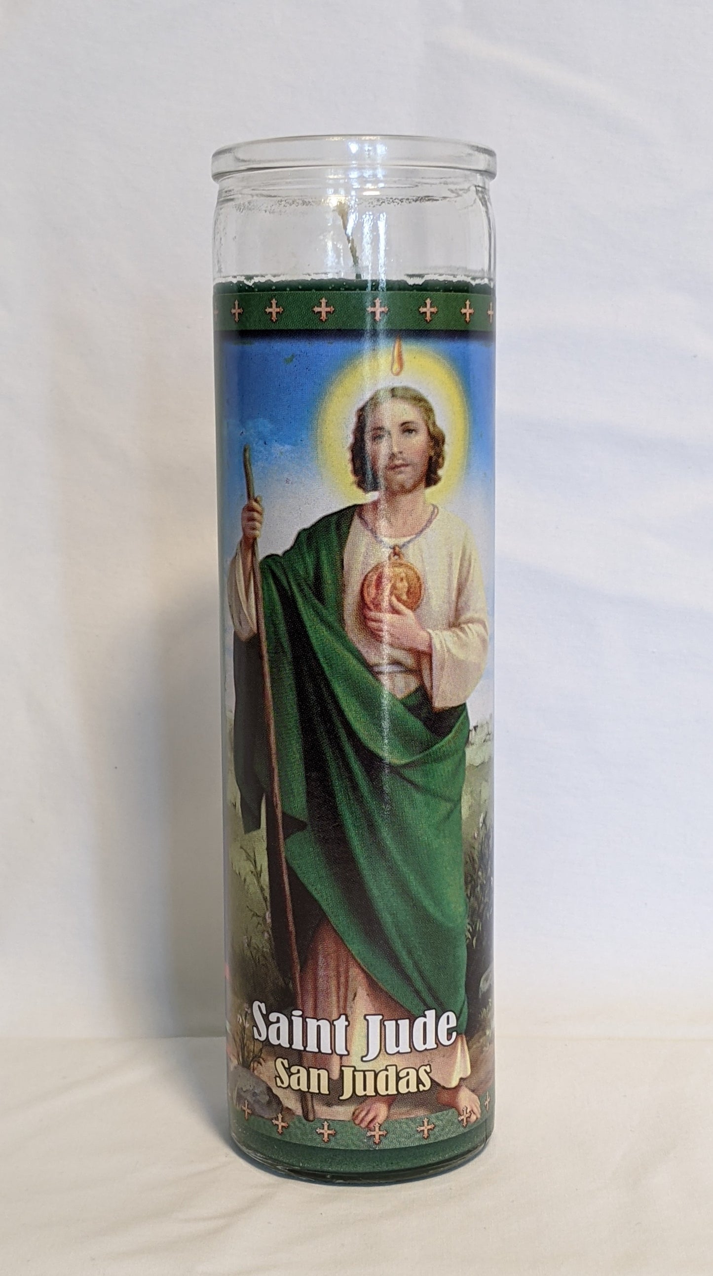 Candle: San Judas Tadeo (Green)